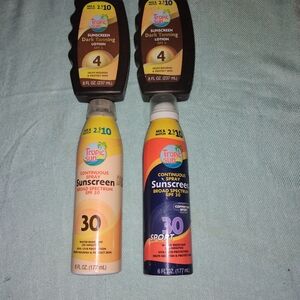 Kids SPF 30 Continuous Spray Sunscreen - Orange & Blue